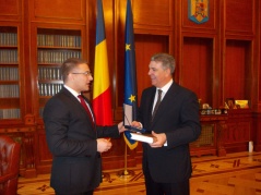 17 October 2012 The National Assembly Speaker and the Speaker of the Chamber of Deputies of the Romanian Parliament 